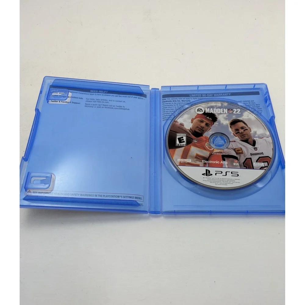 EA Madden NFL 22 Sony PlayStation 5 PS5 Video Game Disc And Original Case
